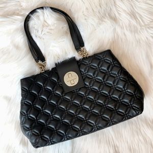 Kate Spade NWOT Quilted Black Handbag